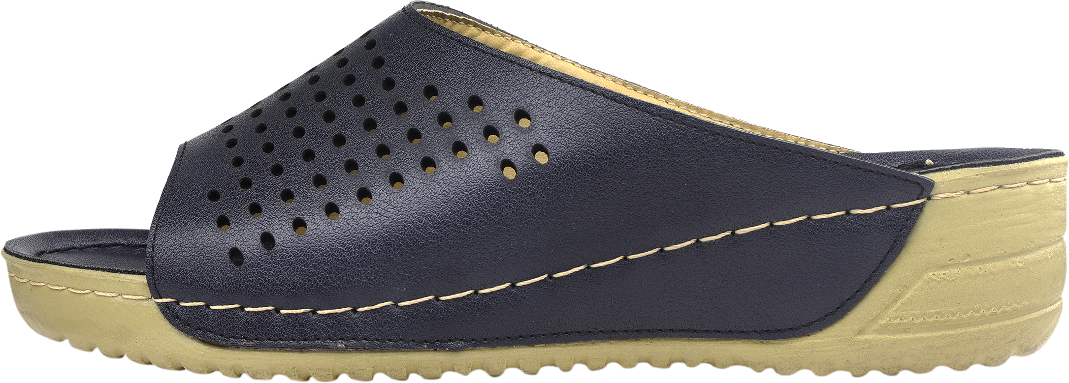 دمپایی زنانه خارپاشنه پاتکان مدل 02-102 رنگ سرمه ای